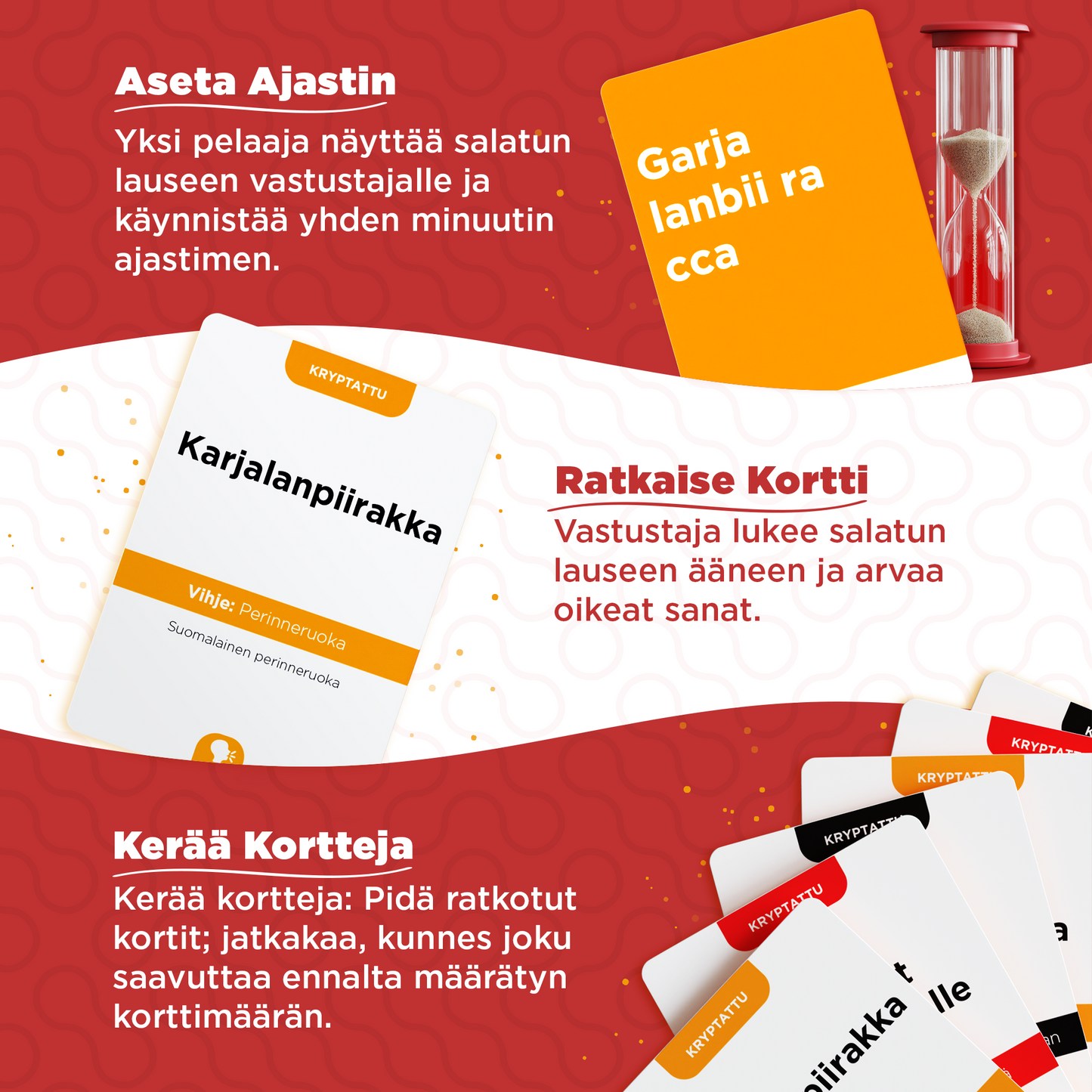 Kryptattu | 400 Korttia (SUOMI)