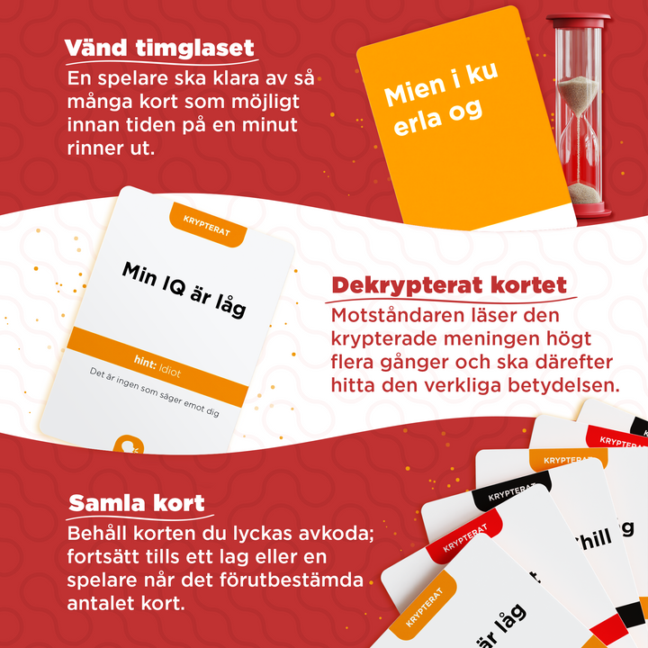 Krypterat | 400 Kort (SVENSKA)